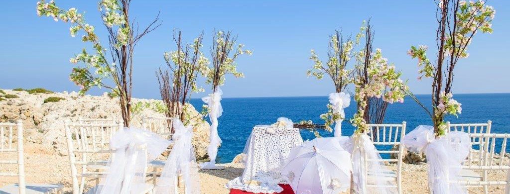 Book your wedding day in Ayii Anargyroi - Blue Lagoon Venue 